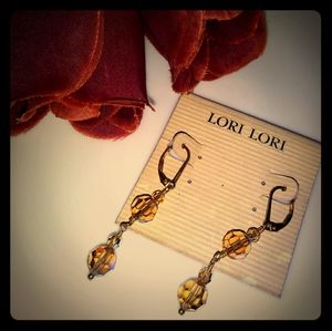 Lori Lori Light Colorado Topaz Swarovski earrings